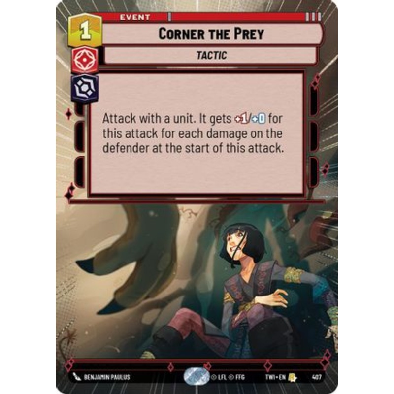 Corner the Prey (Hyperspace) (407) - Twilight of the Republic Foil