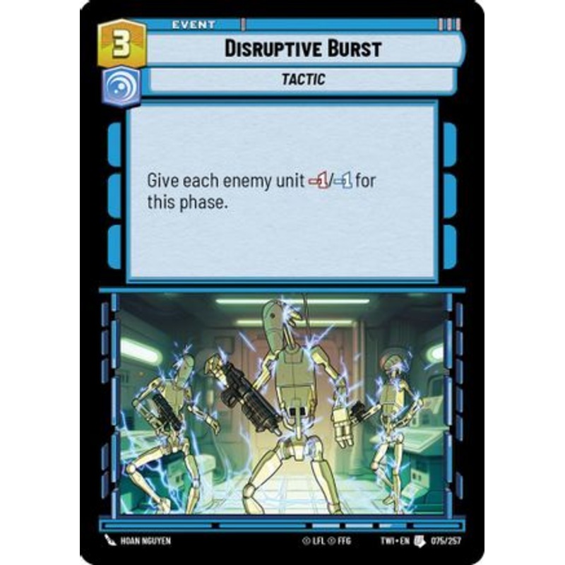 Disruptive Burst (075/257) - Twilight of the Republic