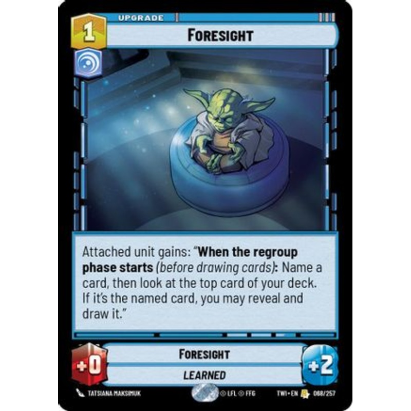 Foresight (068/257) - Twilight of the Republic Foil