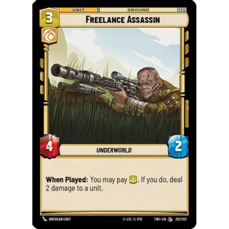 Freelance Assassin (212/257) - Twilight of the Republic Foil