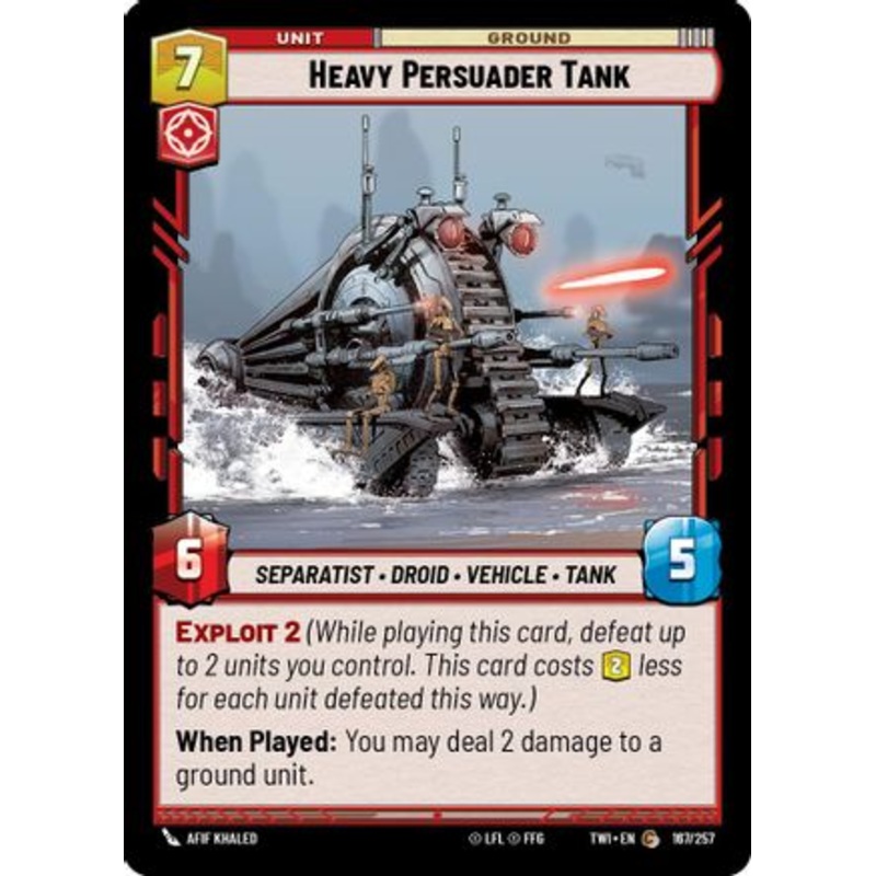 Heavy Persuader Tank (167/257) - Twilight of the Republic