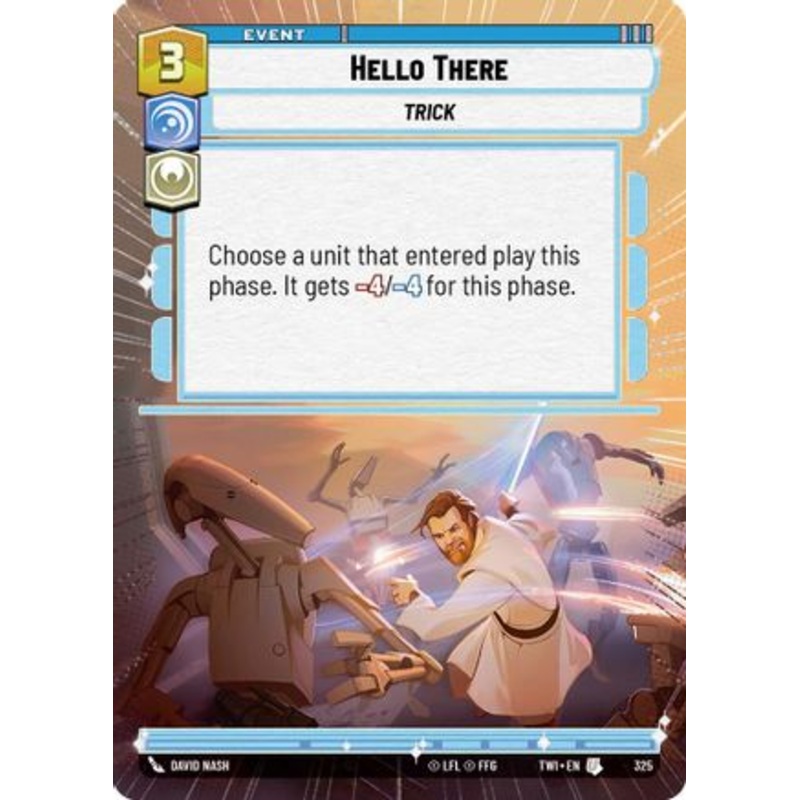 Hello There (Hyperspace) (325) - Twilight of the Republic Foil