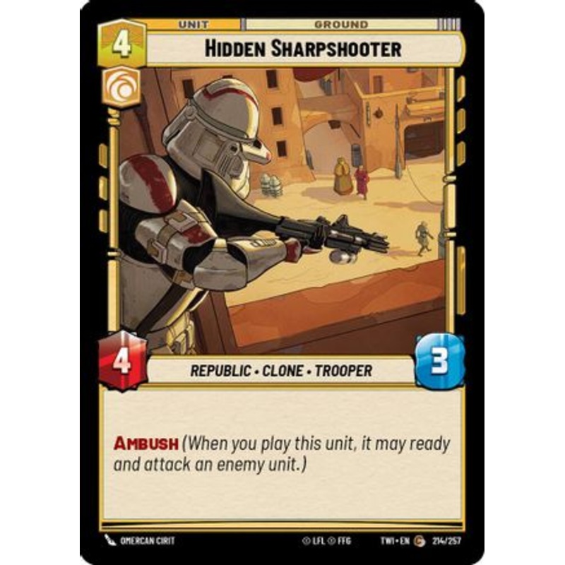Hidden Sharpshooter (214/257) - Twilight of the Republic