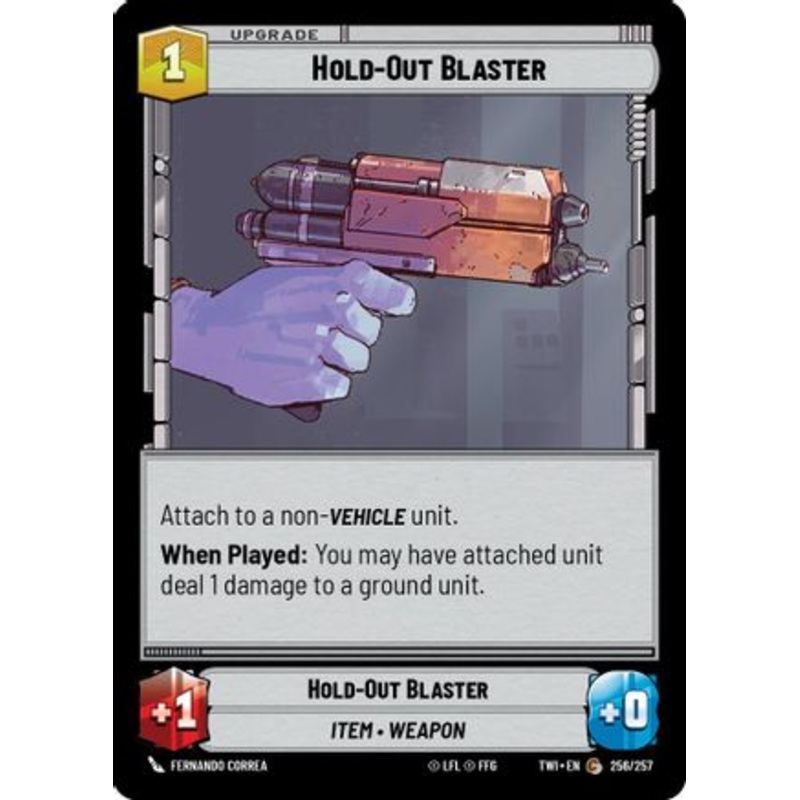 Hold-Out Blaster (256/257) - Twilight of the Republic