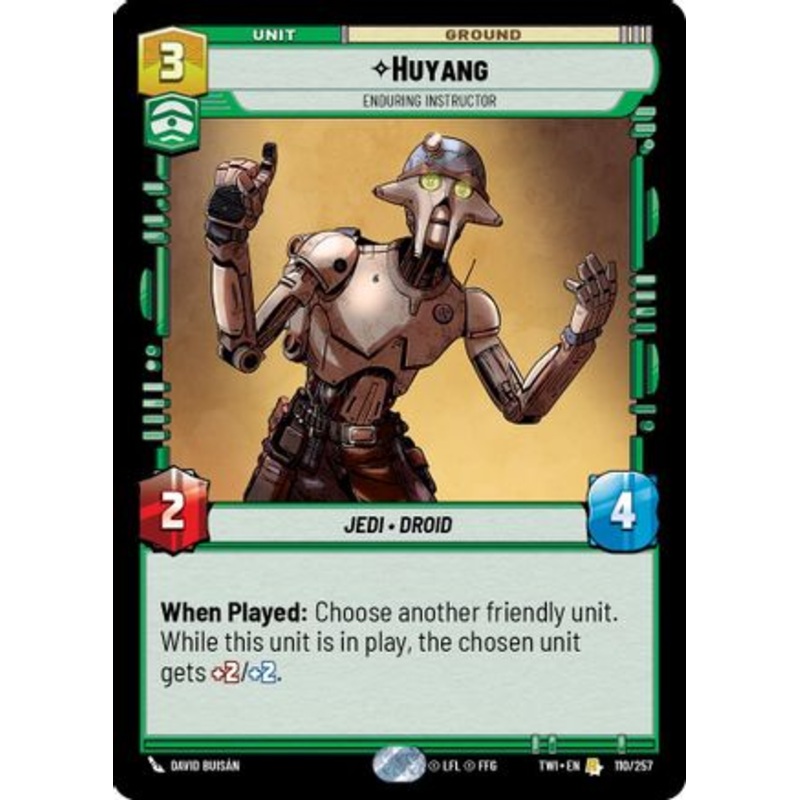 Huyang - Enduring Instructor (110/257) - Twilight of the Republic Foil