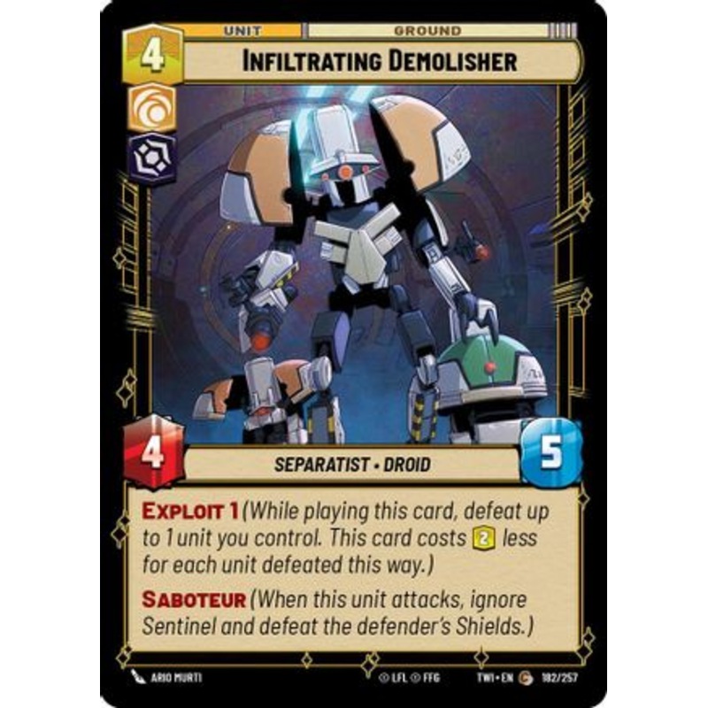 Infiltrating Demolisher (182/257) - Twilight of the Republic