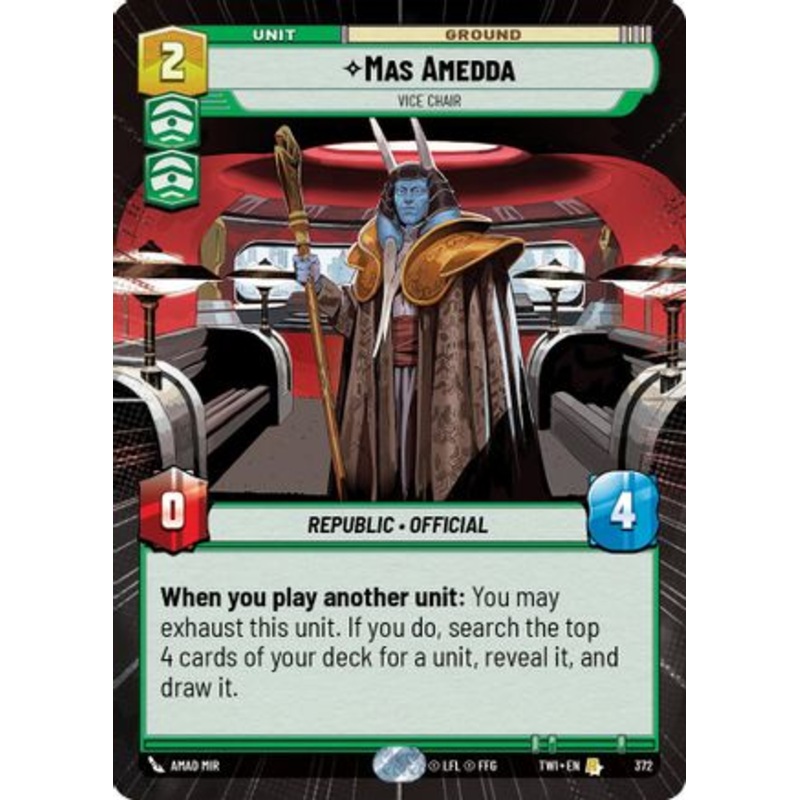 Mas Amedda - Vice Chair (Hyperspace) (372) - Twilight of the Republic