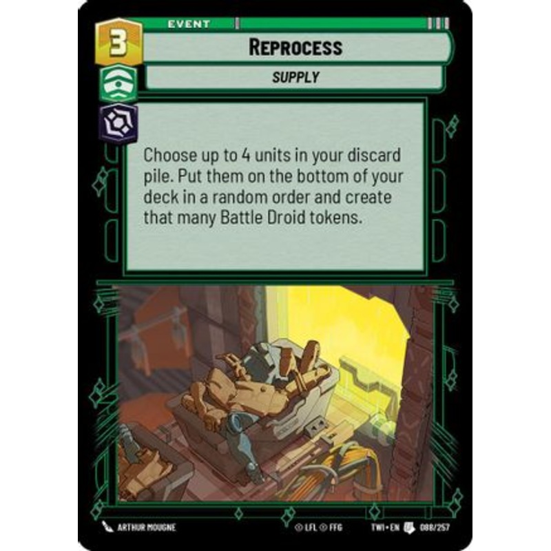 Reprocess (088/257) - Twilight of the Republic Foil