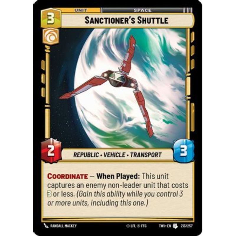 Sanctioner's Shuttle (213/257) - Twilight of the Republic