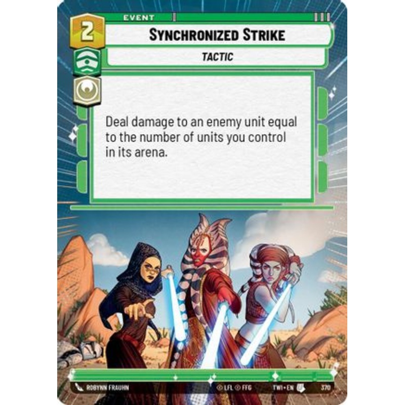 Synchronized Strike (Hyperspace) (370) - Twilight of the Republic Foil