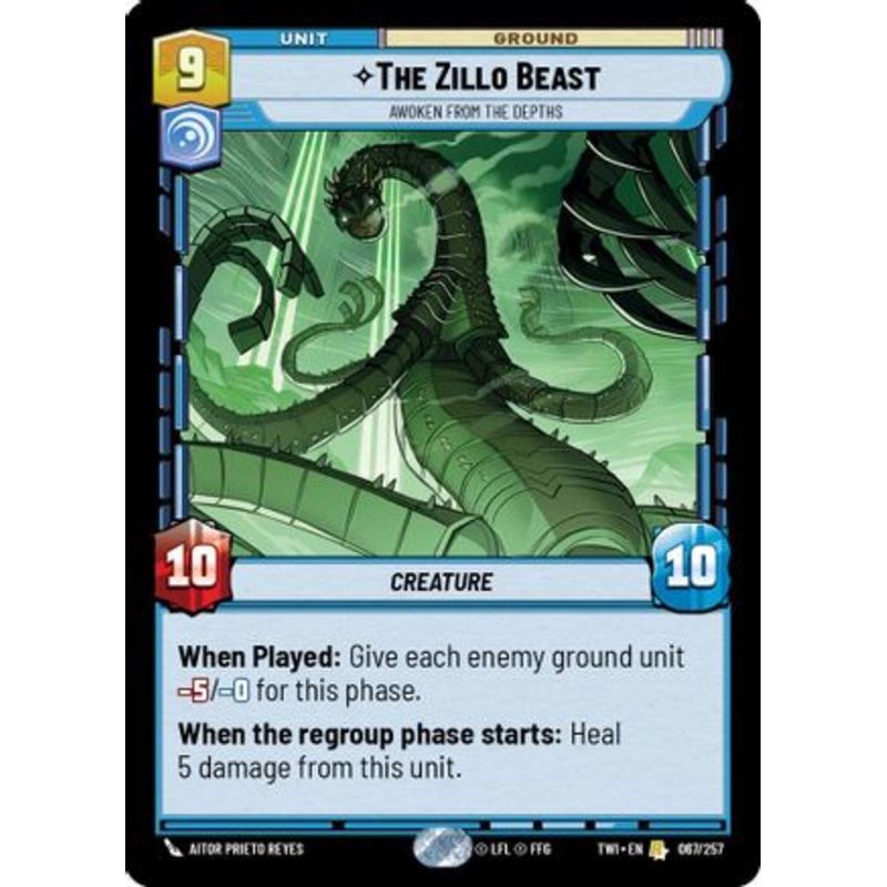 The Zillo Beast - Awoken From The Depths (067/257) - Twilight of the Republic Foil