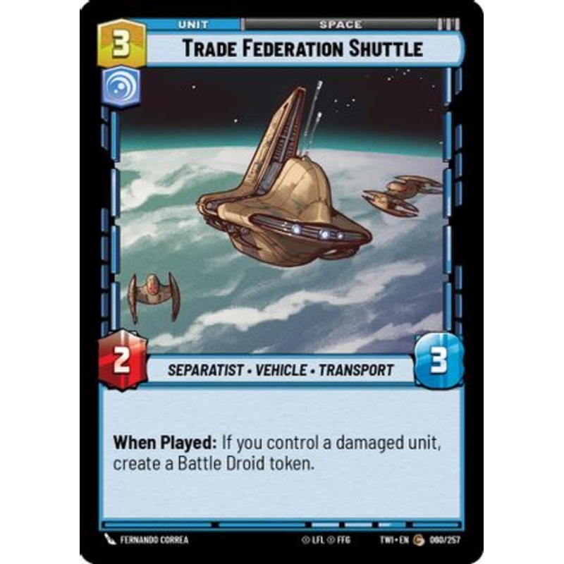 Trade Federation Shuttle (060/257) - Twilight of the Republic