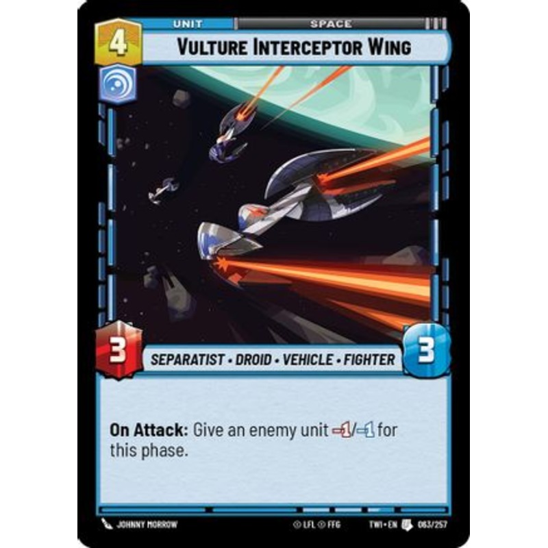 Vulture Interceptor Wing (063/257) - Twilight of the Republic Foil