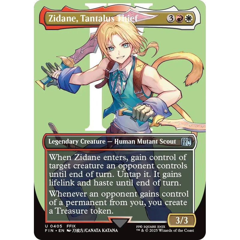 Zidane, Tantalus Thief (Borderless) [FIN - 405]