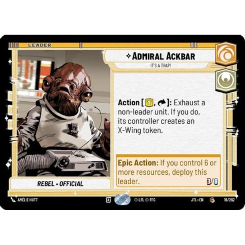 Admiral Ackbar - It's A Trap! (016/262) - Jump to Lightspeed