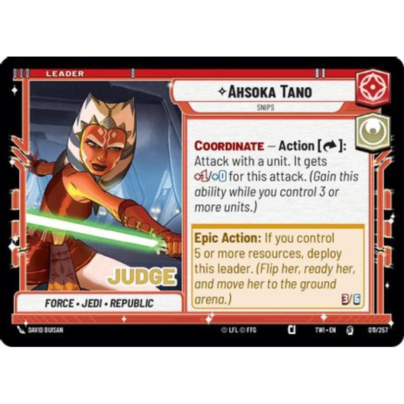 Ahsoka Tano - Snips (011/257) - Judge Promos
