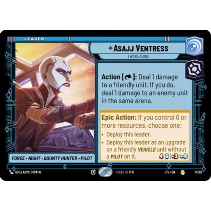 Asajj Ventress - I Work Alone (001/262) - Jump to Lightspeed