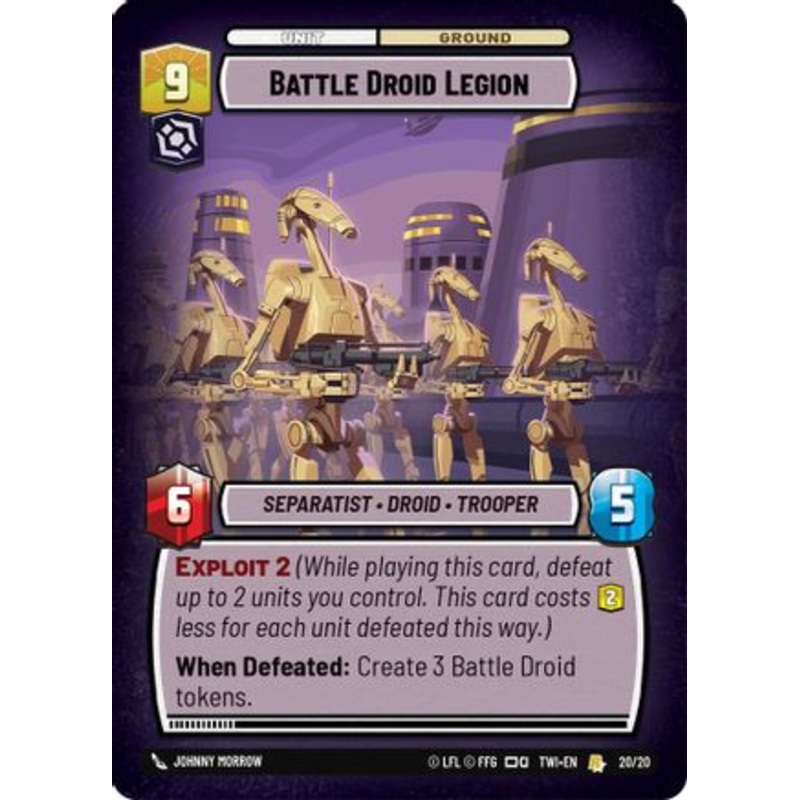 Battle Droid Legion (20/20) - Twilight of the Republic Weekly Play Promos