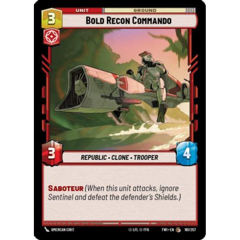 Bold Recon Commando (161/257) - Twilight of the Republic