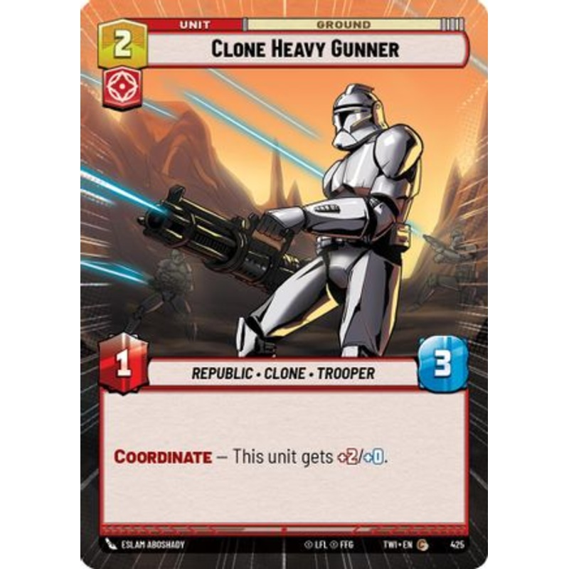 Clone Heavy Gunner (Hyperspace) (425) - Twilight of the Republic Foil
