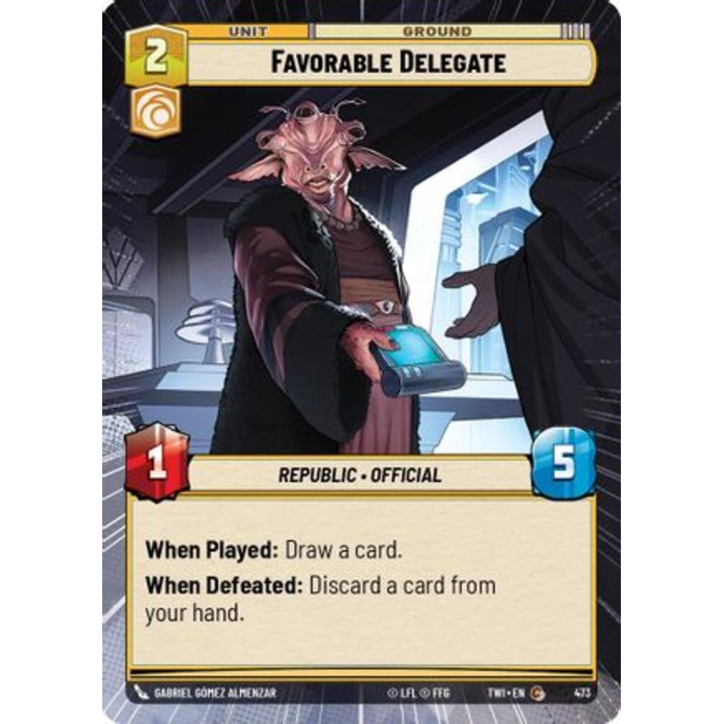 Favorable Delegate (Hyperspace) (473) - Twilight of the Republic