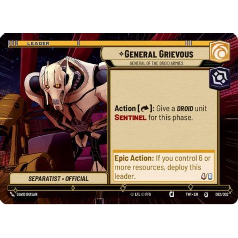 General Grievous - General of the Droid Armies (Hyperspace) (002/002) - Prerelease Promos