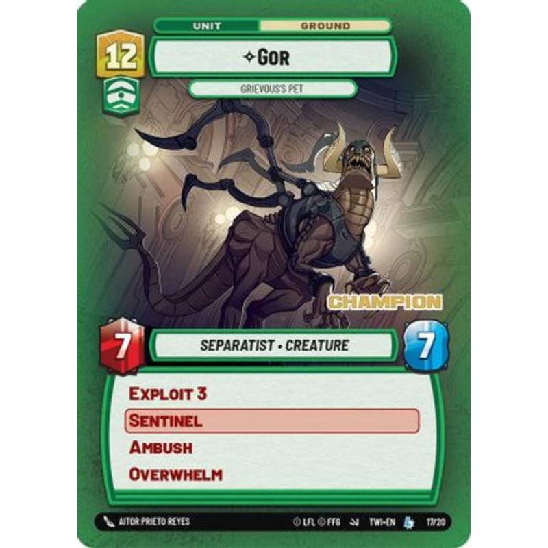 Gor - Grievous's Pet (Champion) (17/20) - Organized Play Promos