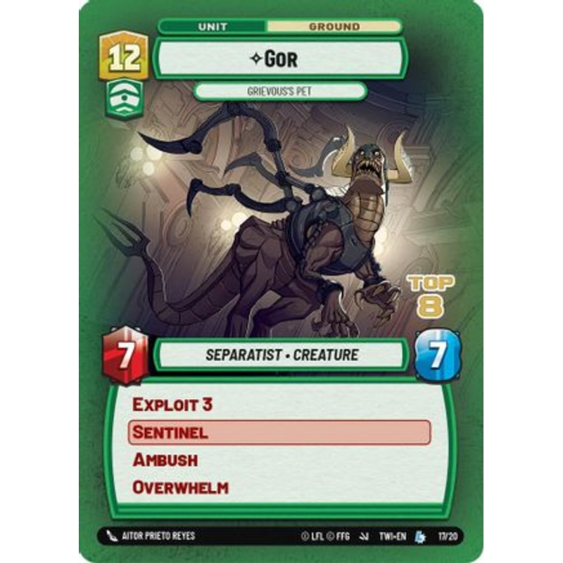 Gor - Grievous's Pet (Top 8) (17/20) - Organized Play Promos