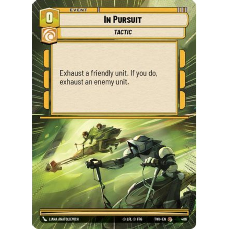 In Pursuit (Hyperspace) (486) - Twilight of the Republic Foil
