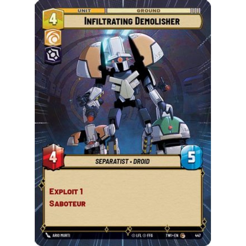 Infiltrating Demolisher (Hyperspace) (447) - Twilight of the Republic