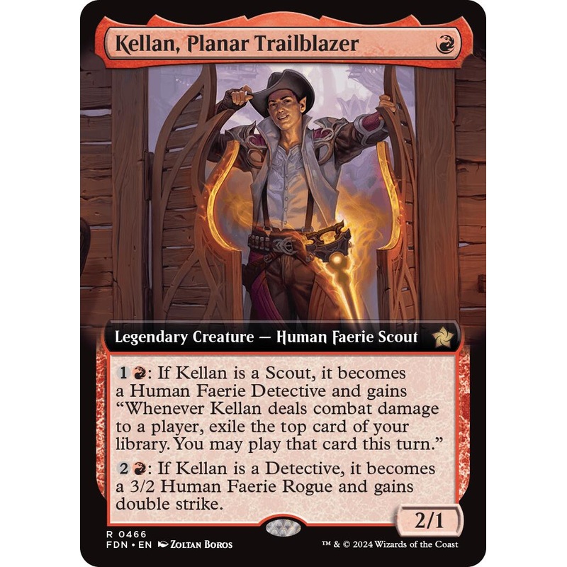 Kellan, Planar Trailblazer (Extended Art) [FDN - 466]