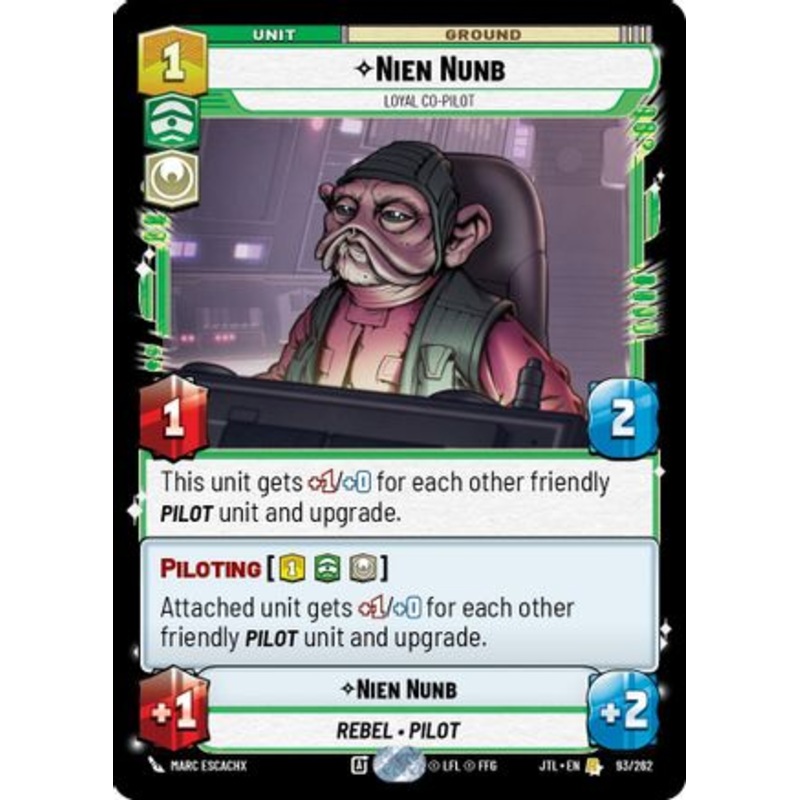 Nien Nunb - Loyal Co-Pilot (093/262) - Jump to Lightspeed