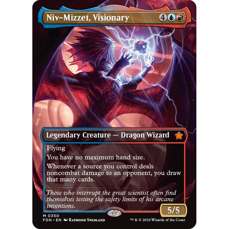 Niv-Mizzet, Visionary (Borderless) [FDN - 350]