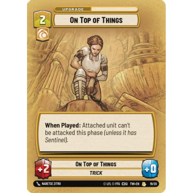 On Top of Things (19/20) - Twilight of the Republic Weekly Play Promos Foil