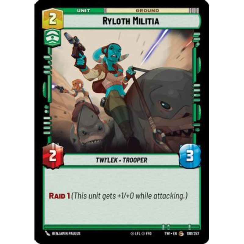 Ryloth Militia (108/257) - Twilight of the Republic