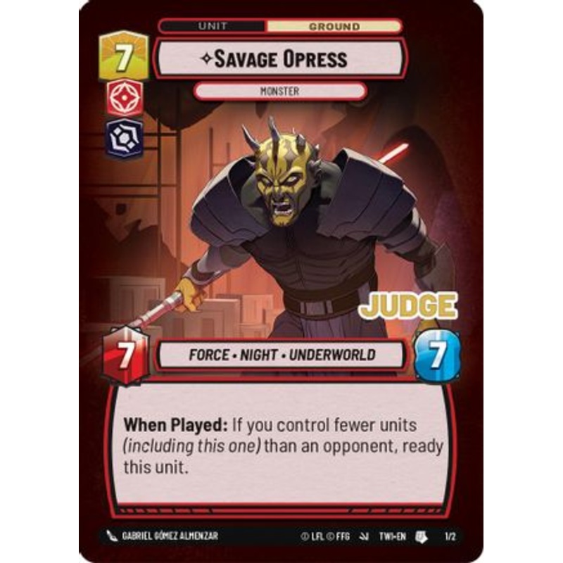Savage Opress - Monster (1/2) - Judge Promos