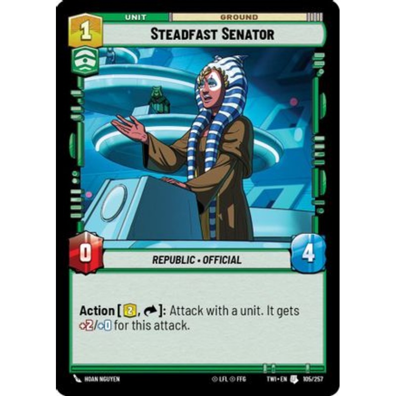 Steadfast Senator (105/257) - Twilight of the Republic Foil