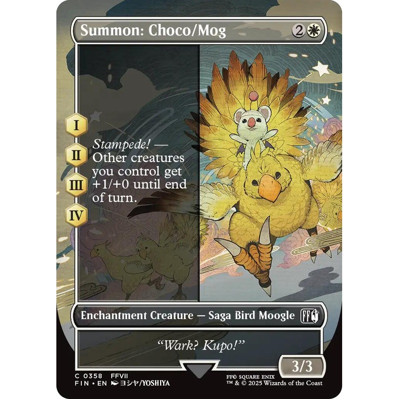 Summon: Choco/Mog (Borderless) [FIN - 358]