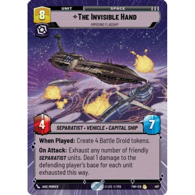 The Invisible Hand - Imposing Flagship (Hyperspace) (497) - Twilight of the Republic