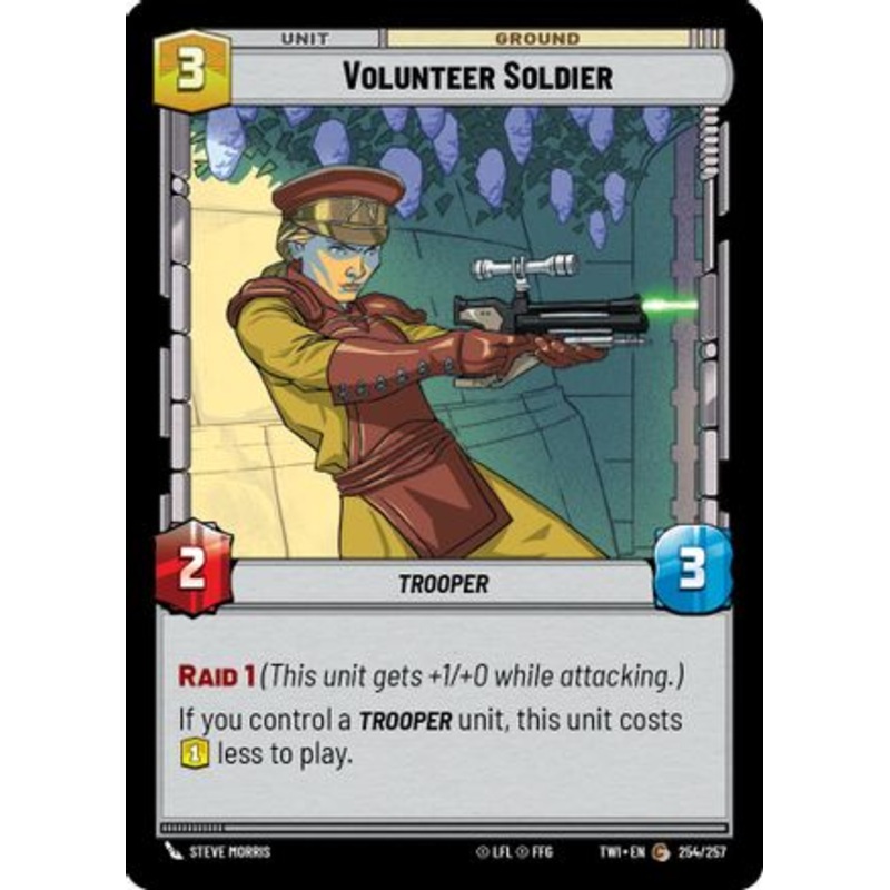 Volunteer Soldier (254/257) - Twilight of the Republic Foil