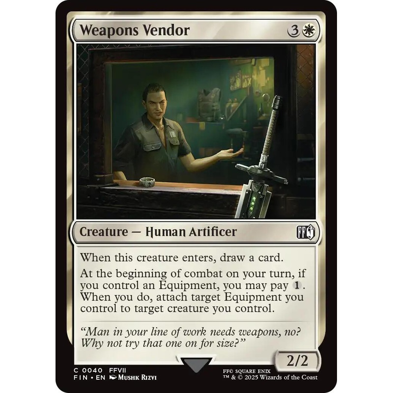 Weapons Vendor [FIN - 40]