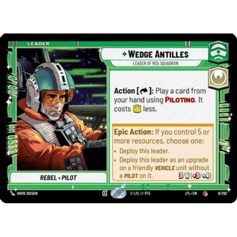 Wedge Antilles - Leader of Red Squadron (008/262) - Jump to Lightspeed