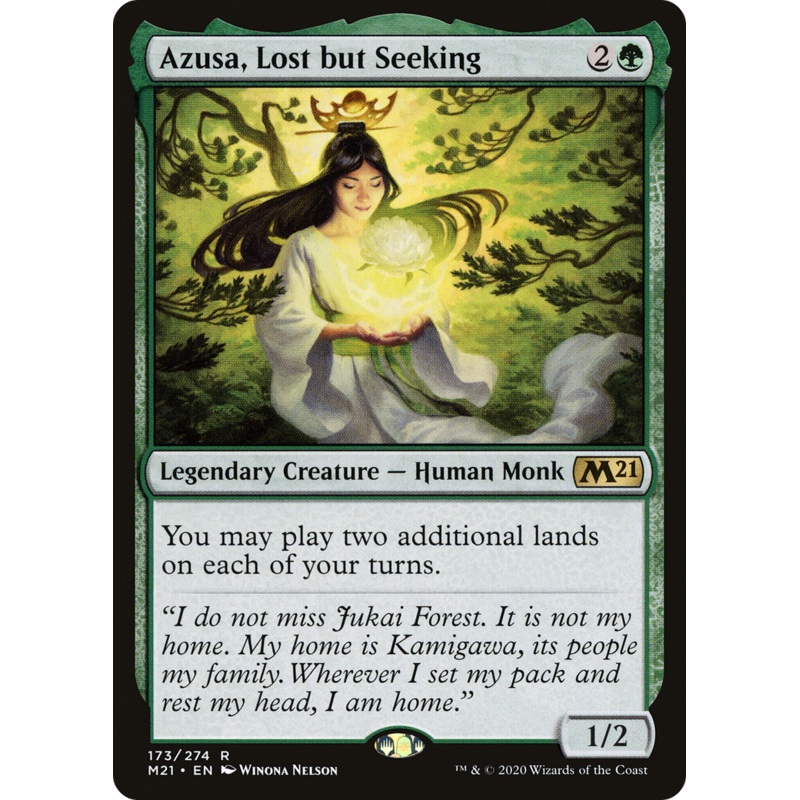 Azusa, Lost but Seeking (M21-173) - Core Set 2021 Foil