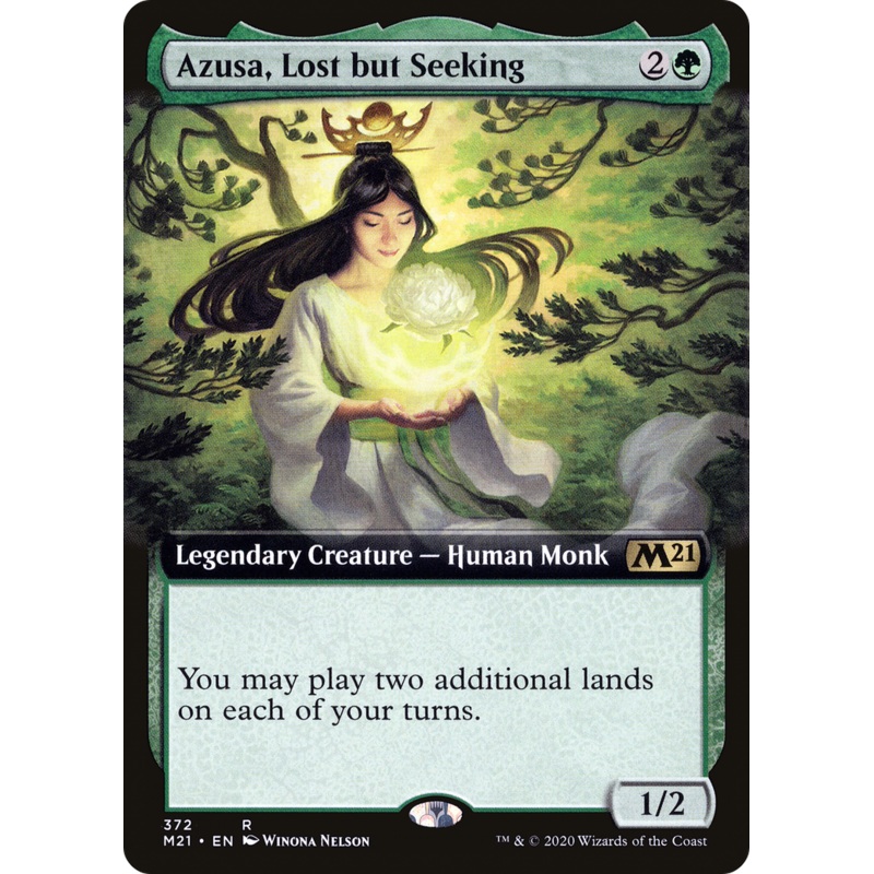 Azusa, Lost but Seeking (M21-372) - Core Set 2021: (Extended Art)
