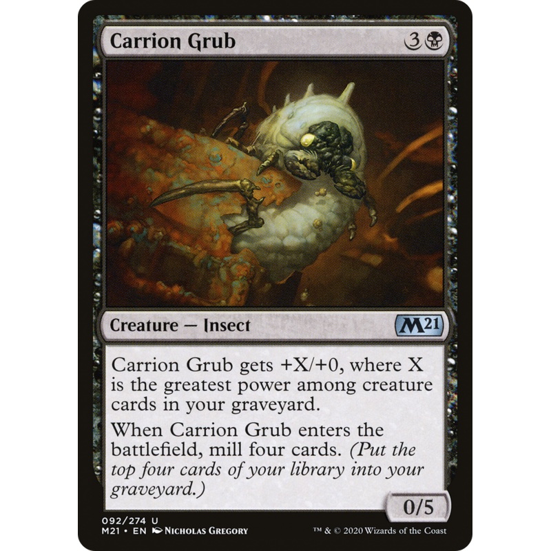 Carrion Grub (M21-092) - Core Set 2021
