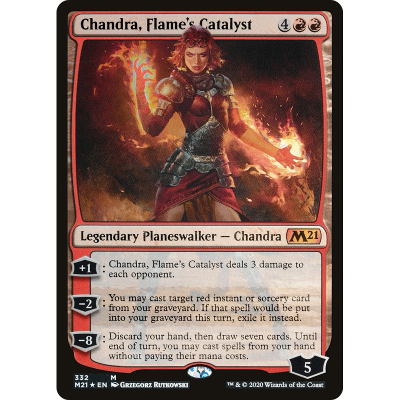 Chandra, Flame's Catalyst (M21-332) - Core Set 2021 Foil