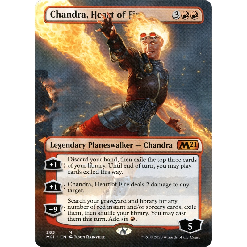 Chandra, Heart of Fire (M21-283) - Core Set 2021 (Borderless)