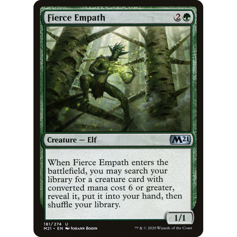 Fierce Empath (M21-181) - Core Set 2021 Foil