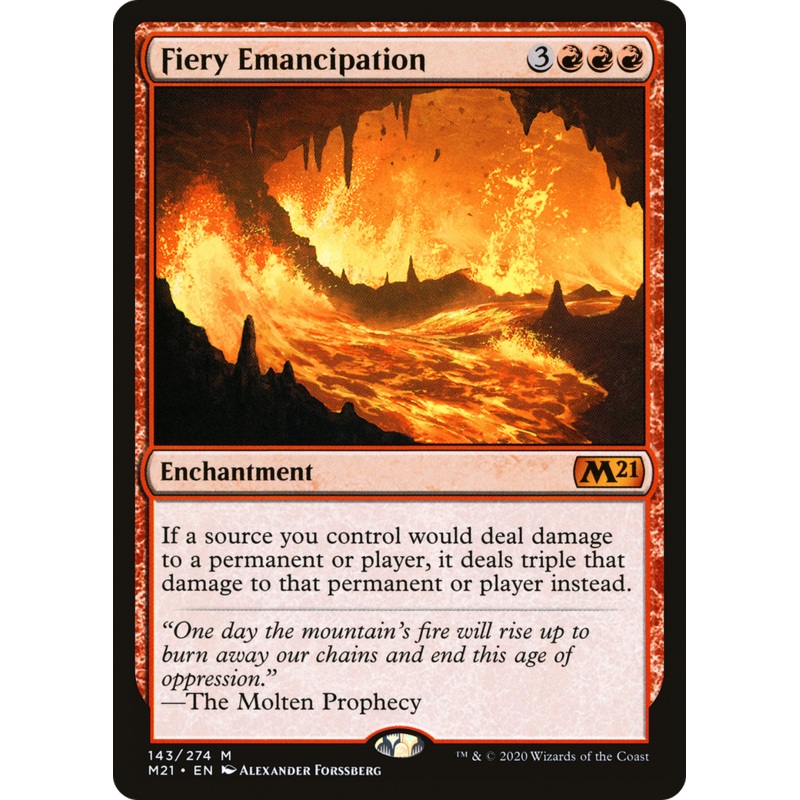 Fiery Emancipation (M21-143) - Core Set 2021