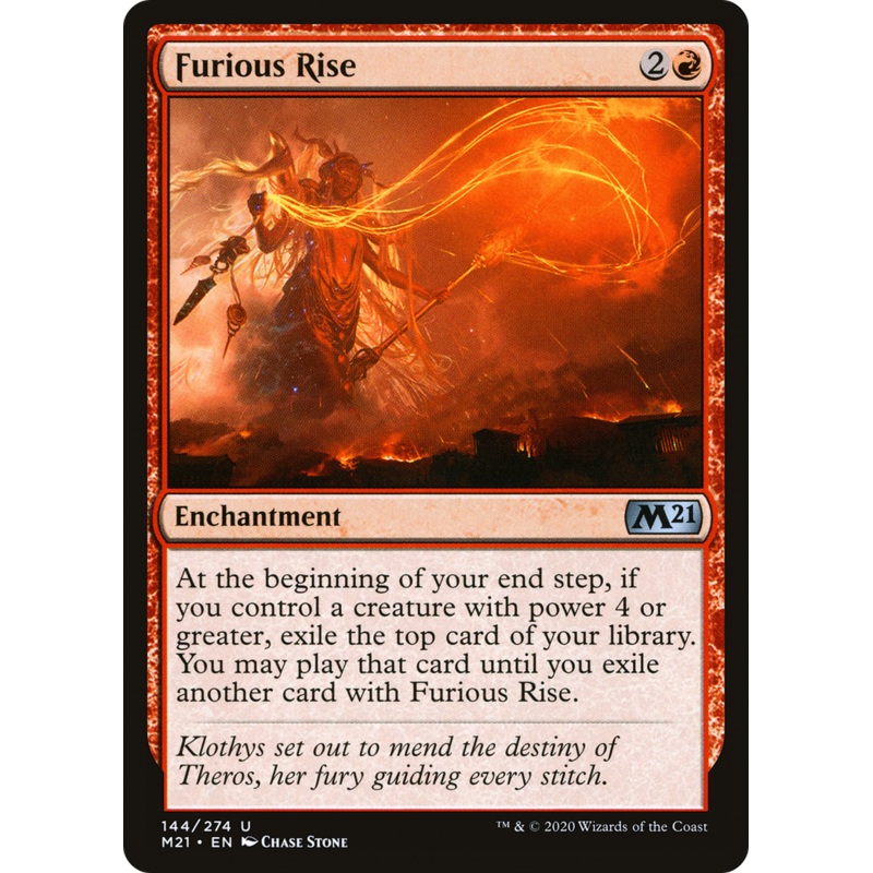 Furious Rise (M21-144) - Core Set 2021 Foil
